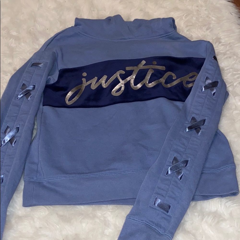 justice cropped sweatshirt